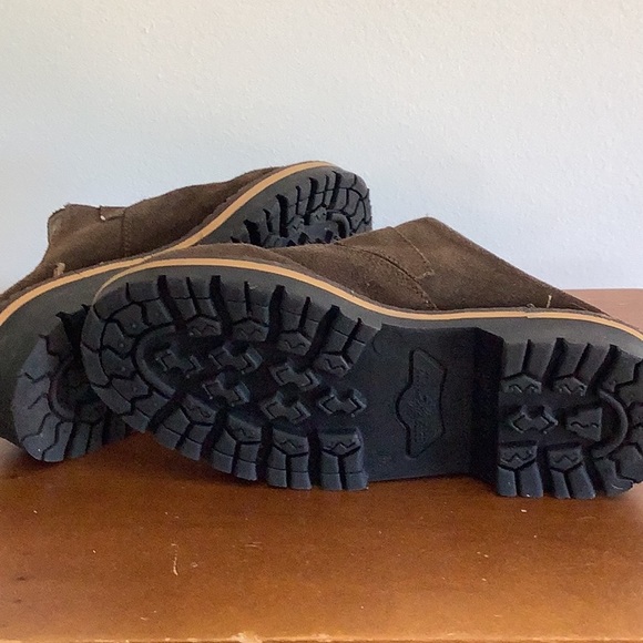 Geier Wally Airstream Women's Mules US 7.5 Brown Slide Clogs R-Toe Shoes - Picture 6 of 6